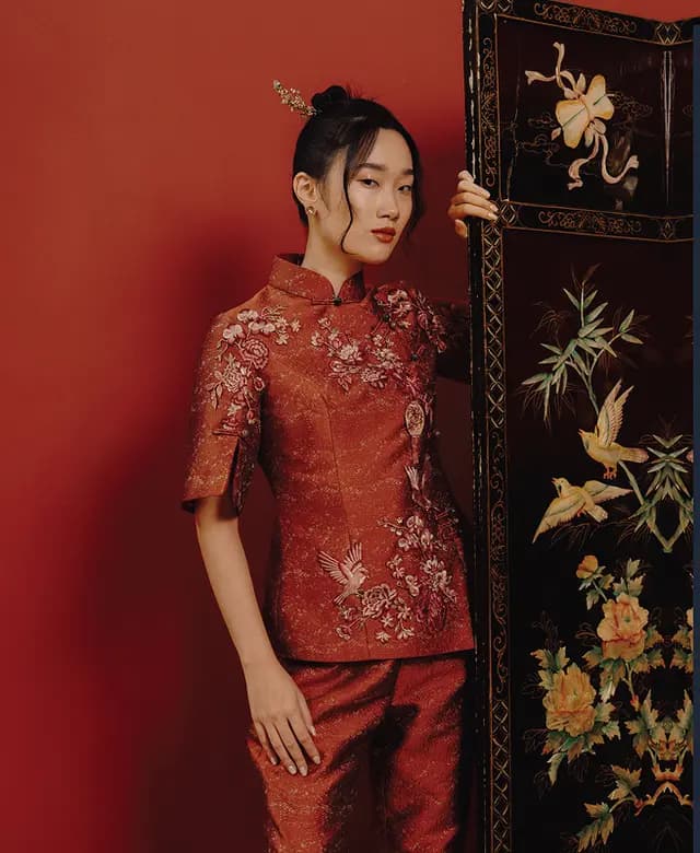 Peony Set wih Sleeves